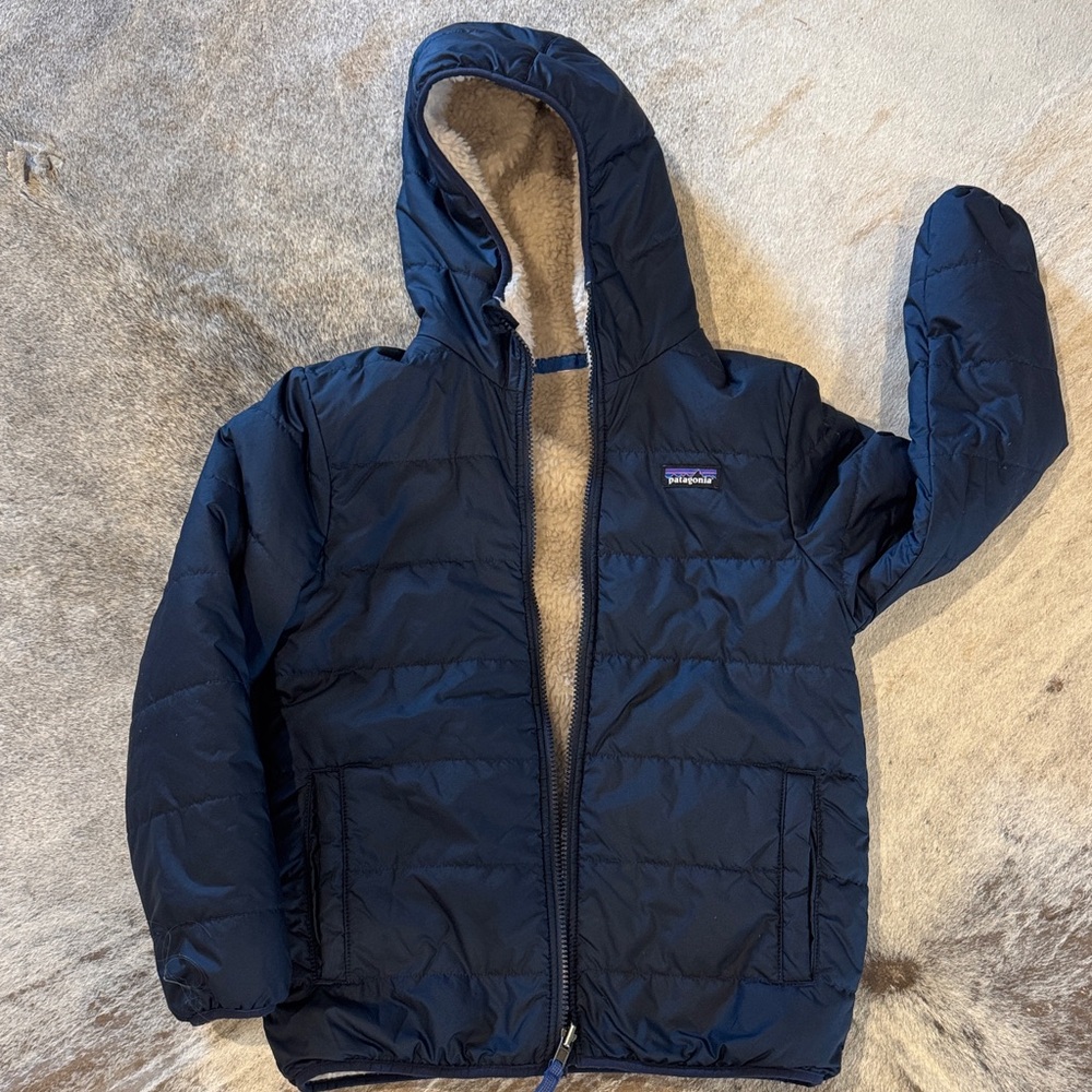 Patagonia Kids Puffer Jacket - Navy Blue